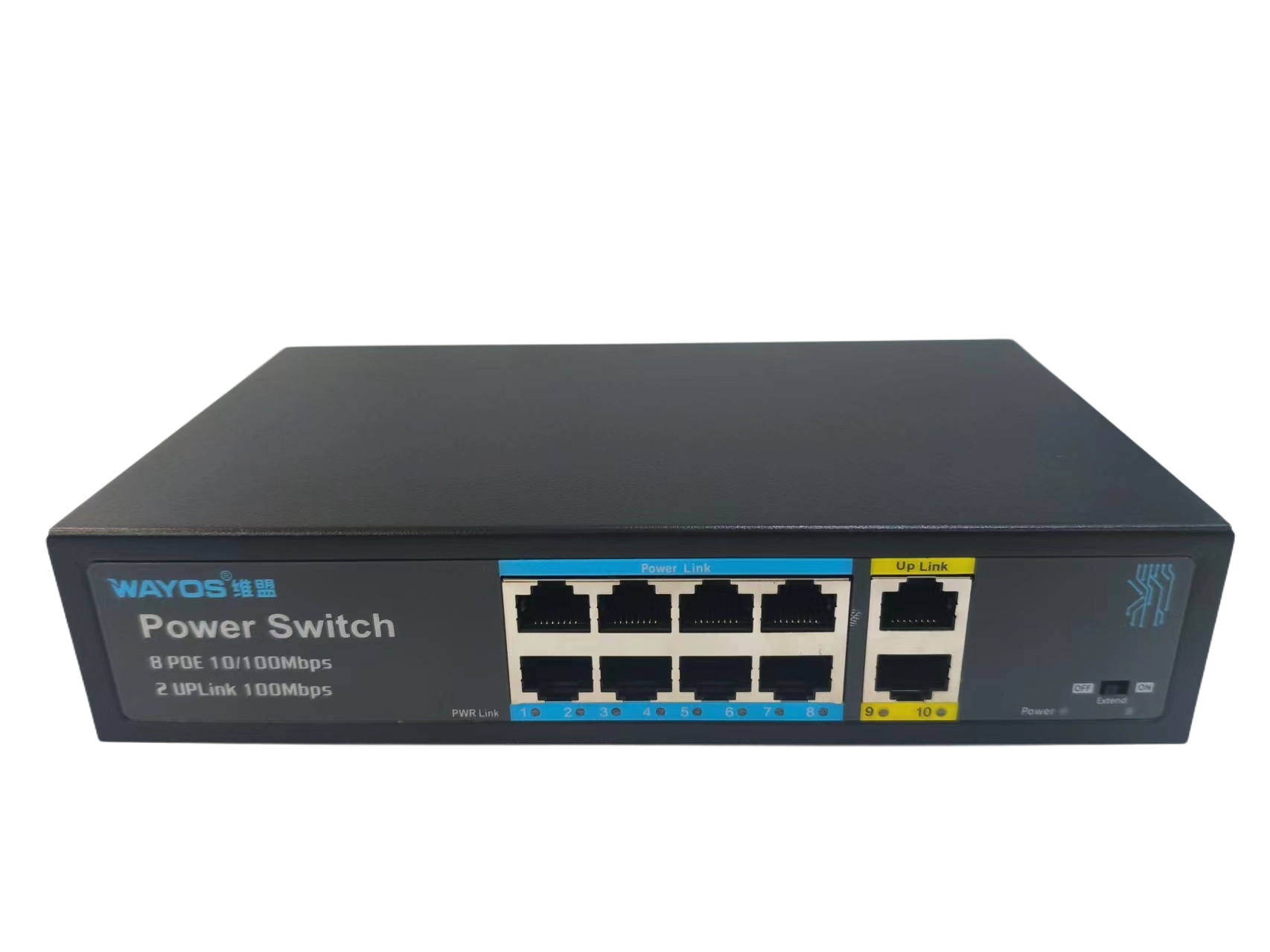 8+2 口内置 POE 交换机（WS-410P）