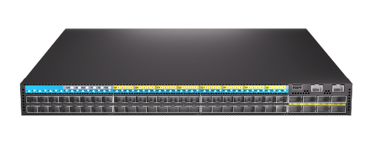 S7548N-8Z-EI 56口25G数据中心交换机，48个25G SFP28 和 8个100G QSFP28上联口，双冗余供电模块，多智能风冷模块