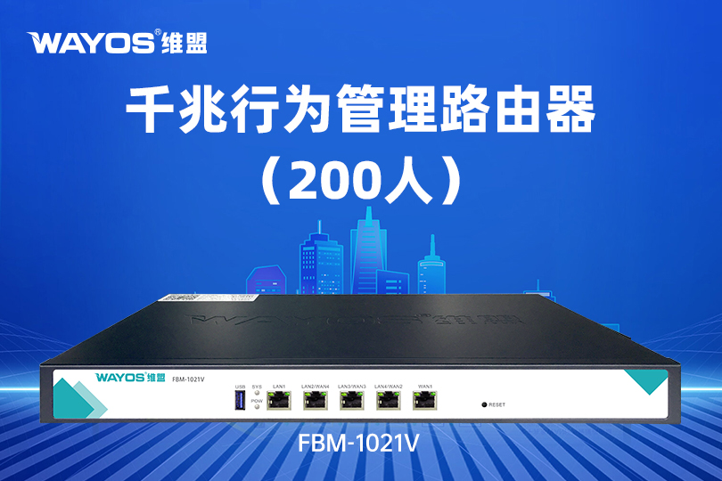 FBM-1021V千兆行为管理路由器